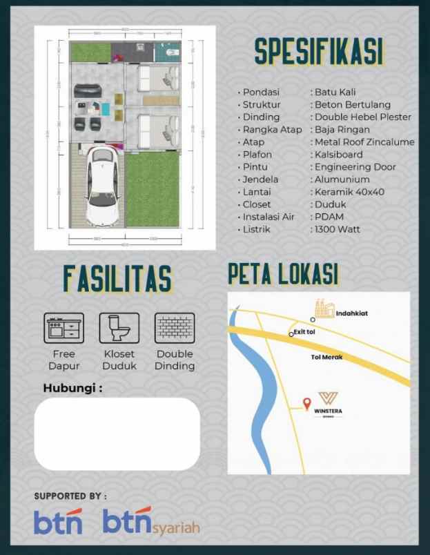 perumahan winstera kragilan serang