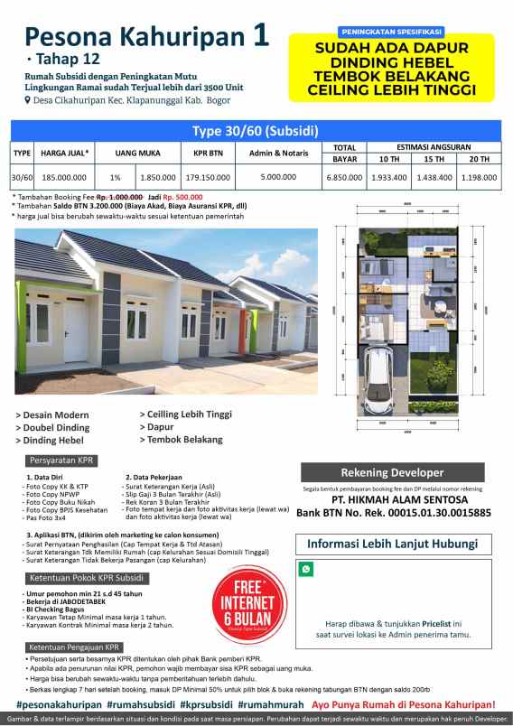 pesona kahuripan 1 tahap 12 di bogor