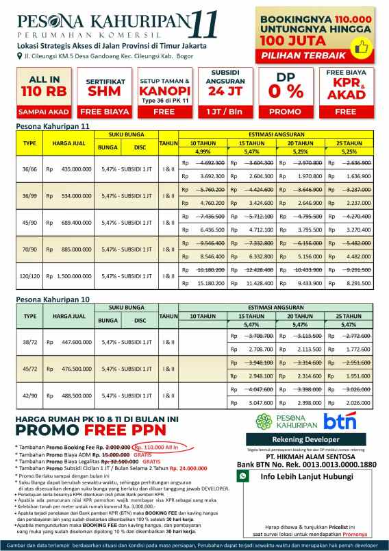 pesona kahuripan 11 di cileungsi bogor