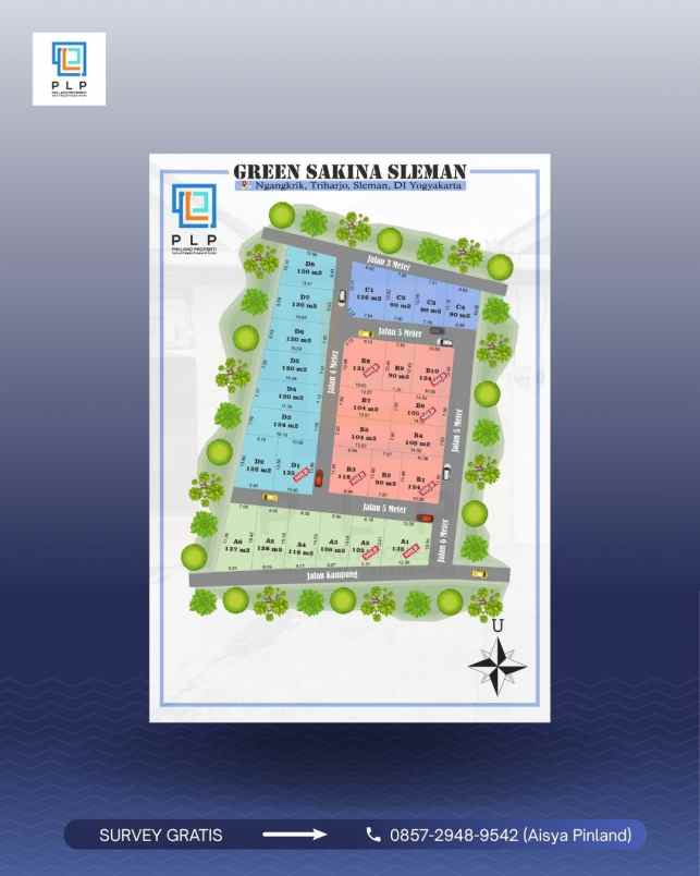 promo spesial tanah kavling dekat pasar sleman