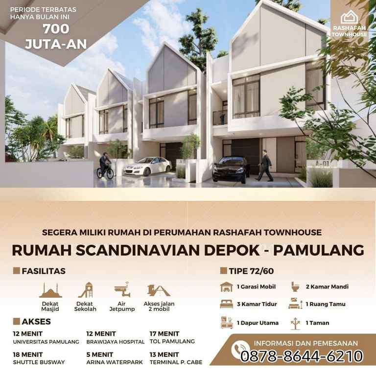 ruko depok murah kpr syariah developer dekat pamulang