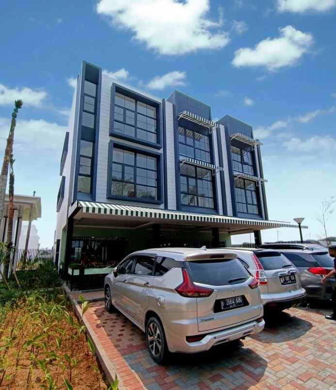 ruko maison de wisteria jakarta timur konsep rukan