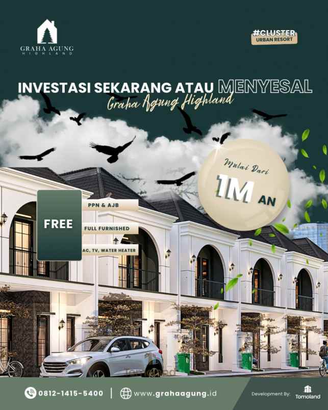 rukost malang dekat ub 8 kamar harga terjangkau 1m