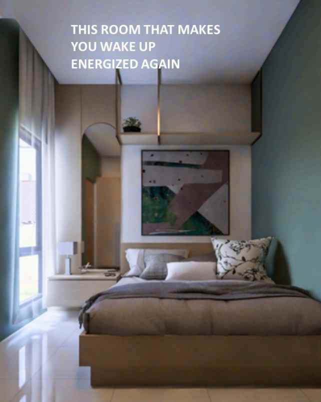 rumah 2 lantai cicilan flat full furnished