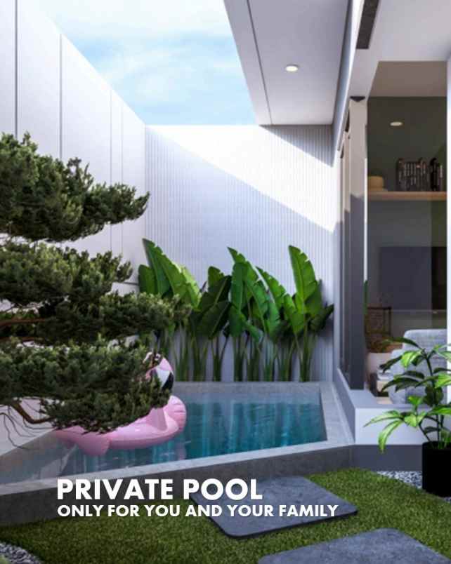 rumah 2 lantai cicilan flat full furnished
