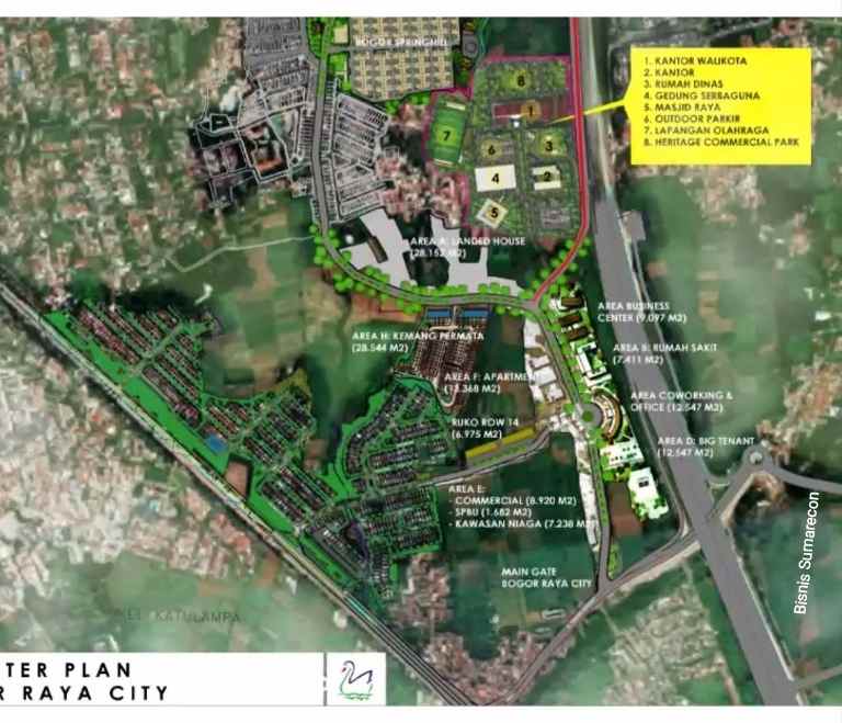 rumah akses tol bogor selatan