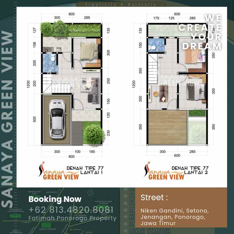 rumah asri dan nyaman syariah ponorogo