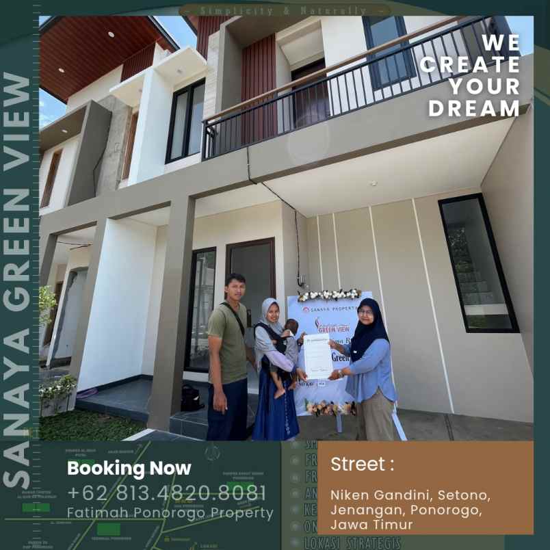 rumah asri dan nyaman syariah ponorogo