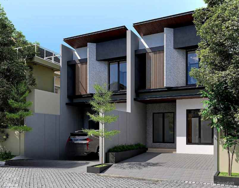 rumah baru 2 lantai manyar jaya bagus hight quality