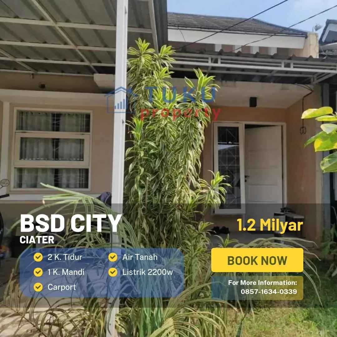 rumah ciater bsd dekat sek insan cendekia