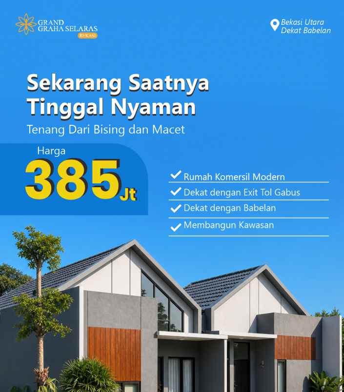 rumah di bekasi cicilan mulai di 1 jutaan