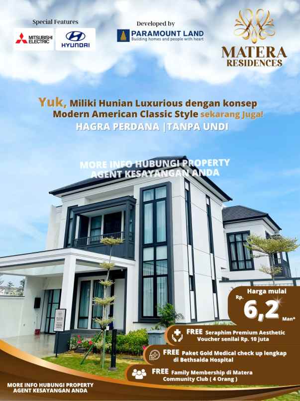 rumah mewah fasilitas sultan serpong