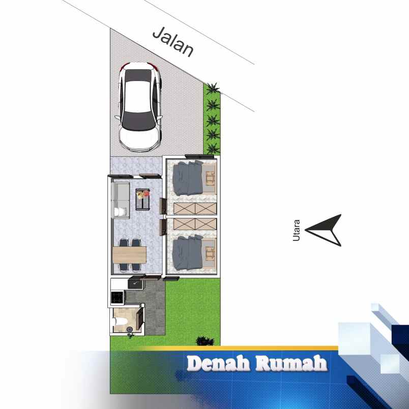 rumah murah daerah sleman lingkungan asri