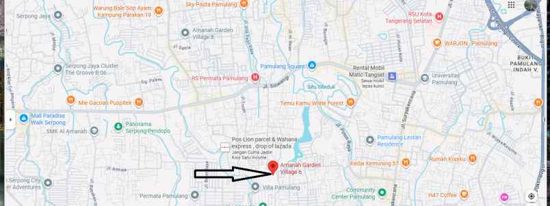 rumah pamulang amanah garden village