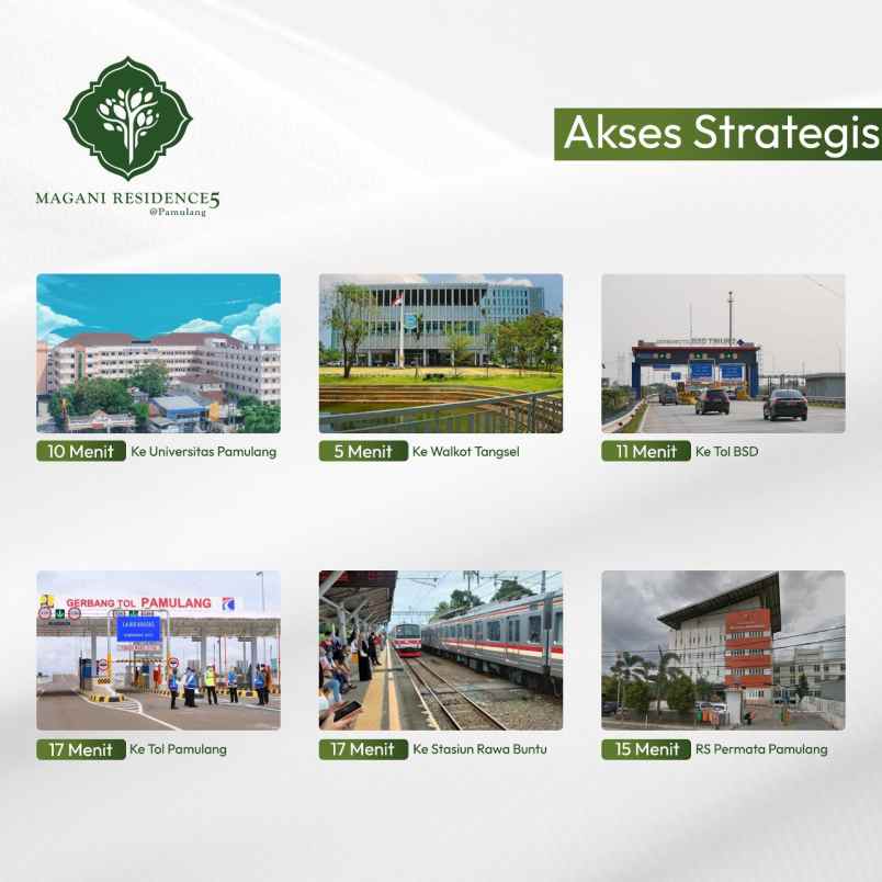 rumah strategis dekat tol pamulang tanggerang selatan