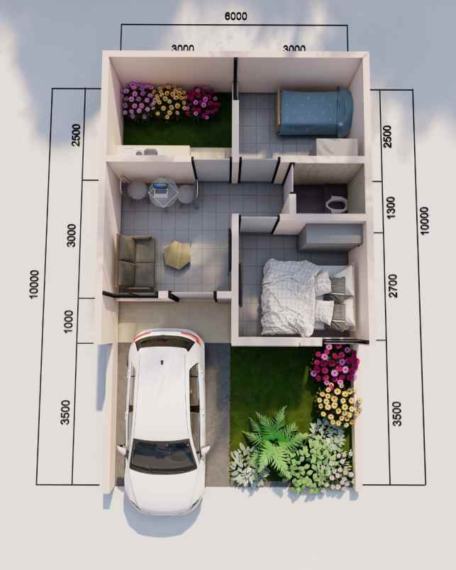 rumah subsidi dekat stasiun daru village tangerang