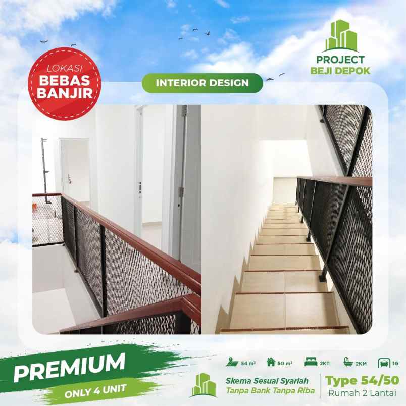 rumah syariah di beji depok dekat sekali dengan ui