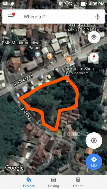 tanah ciseeng parung