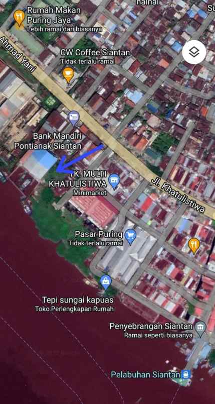 tanah jalan khatulistiwa siantan