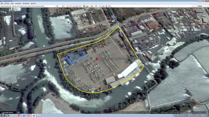 tanah jl akses marunda