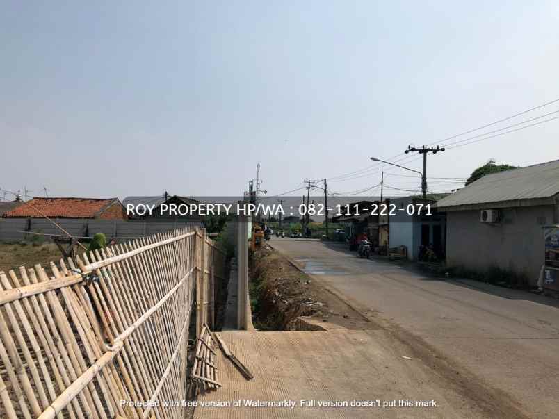 tanah jl marunda makmur muara