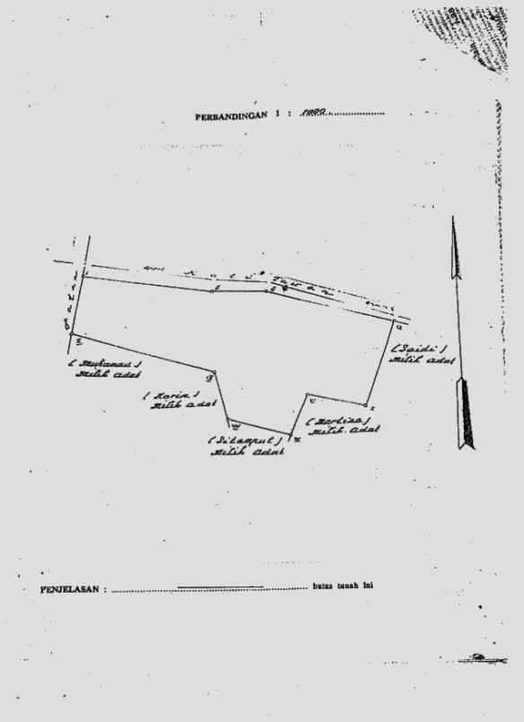 tanah jl muara tawar pantai