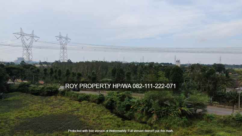 tanah jl raya bojonegara i