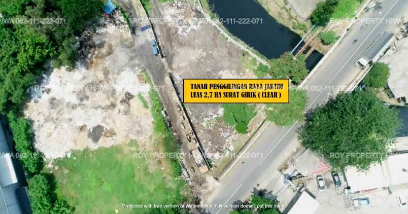 tanah jl raya penggilingan