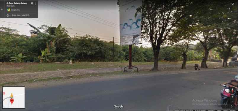 tanah jl raya sadang subang