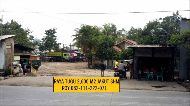 tanah jl raya tugu semper