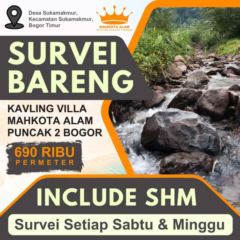tanah murah kavling mahkota alam di bogor