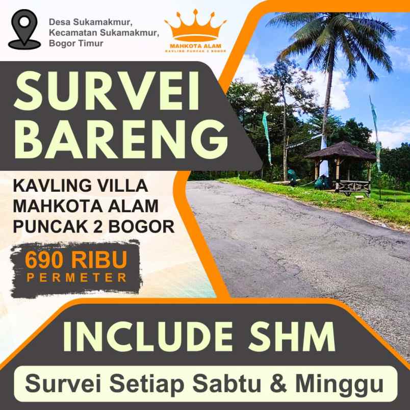 tanah murah kavling mahkota alam di bogor