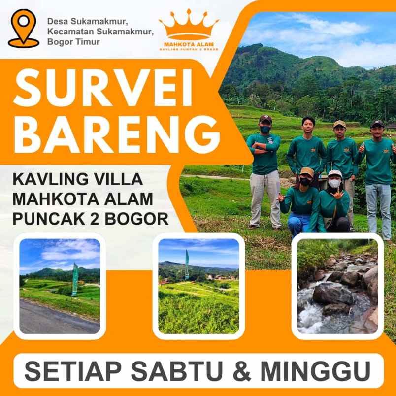 tanah murah kavling mahkota alam di bogor