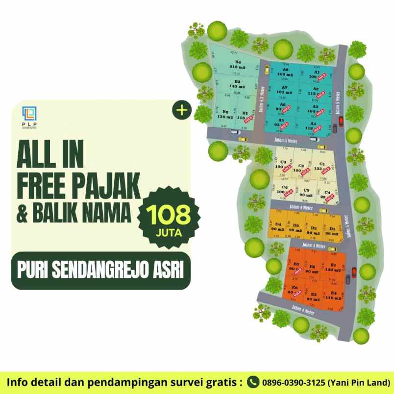 tanah shm pekarangan super murah di sleman barat