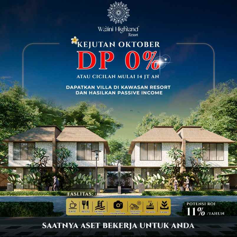 walini highland resort cikalong bandung barat village