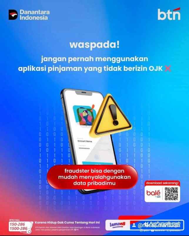 begini cara nya untuk membuka blokir btn mobeile