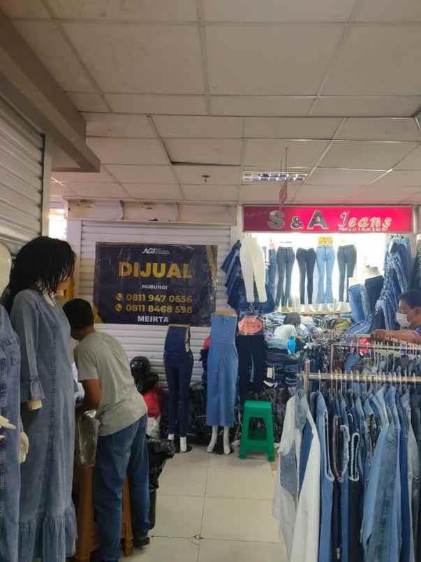 dijual 1 unit kios di pusat grosir metro tanah abang