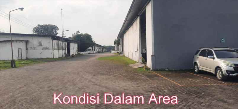 dijual gudang ex pabrik di driyorejo gresik