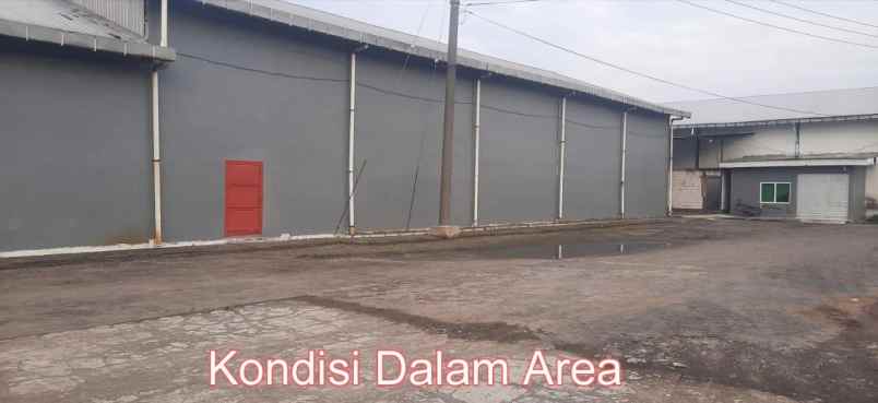 dijual gudang ex pabrik di driyorejo gresik