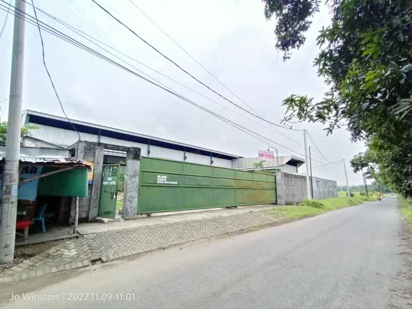 dijual gudang siap operasi