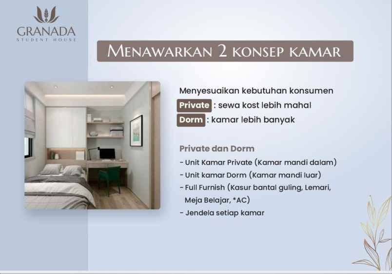 dijual kost cikarawang dramaga kab bogor