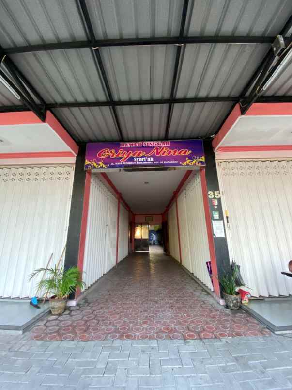 dijual ruko gudang kantor jl raya rungkut menanggal