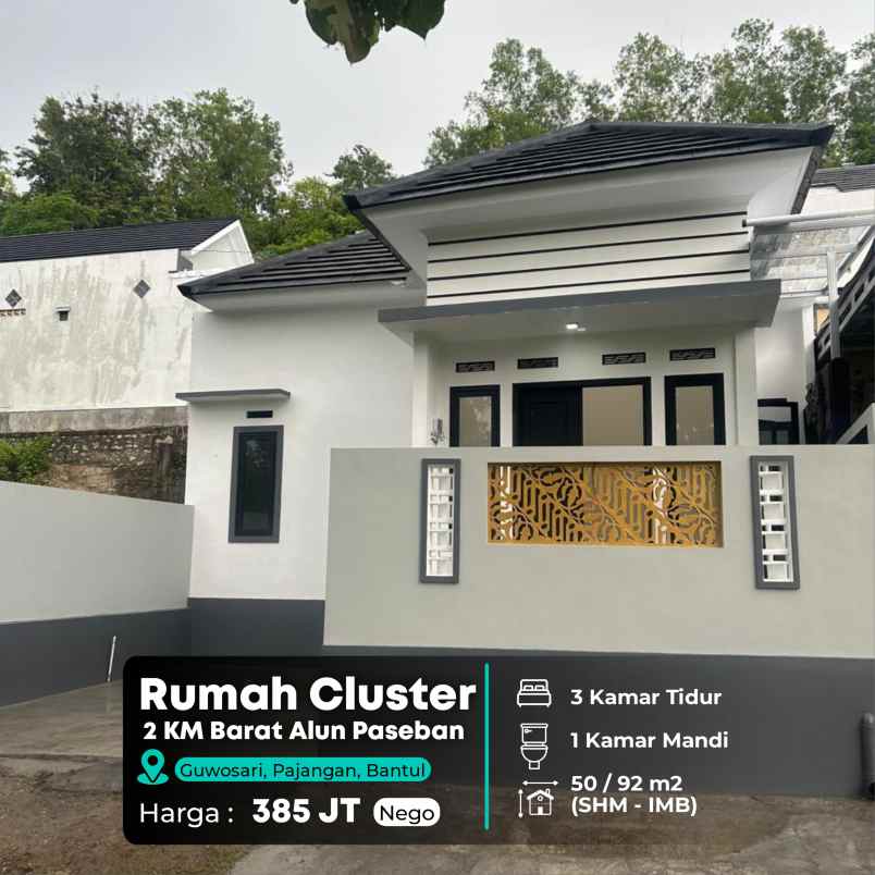 dijual rumah 2 km ke alun paseban
