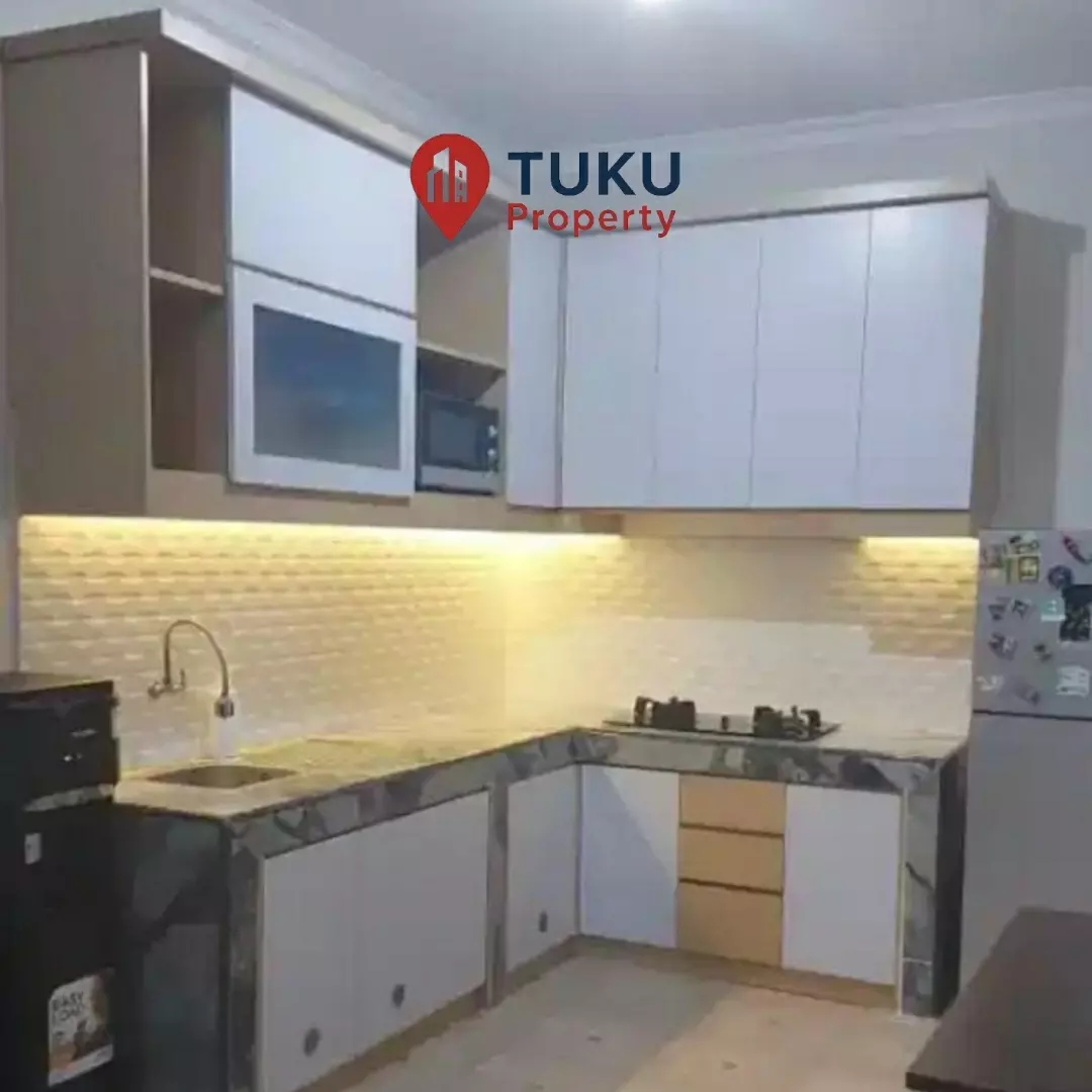 dijual rumah bsd 1 lantai dapat kitchen set