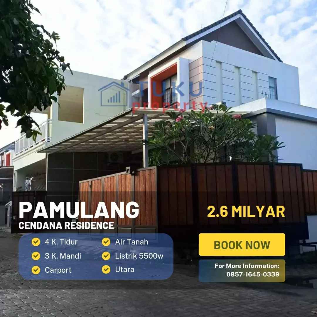 dijual rumah cendana residence pamulang
