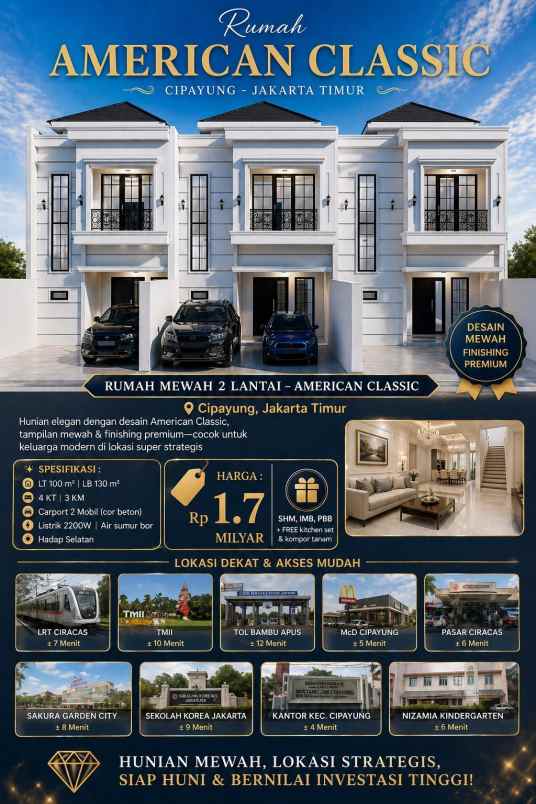 dijual rumah cipayung