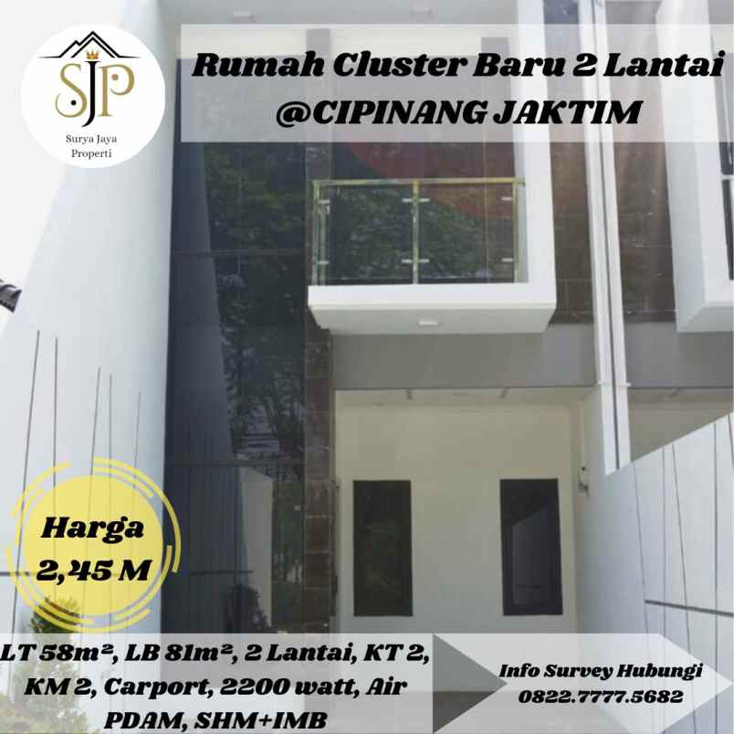 dijual rumah cipinang jakarta timur