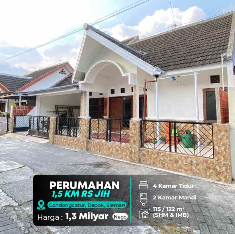 dijual rumah condongcatur