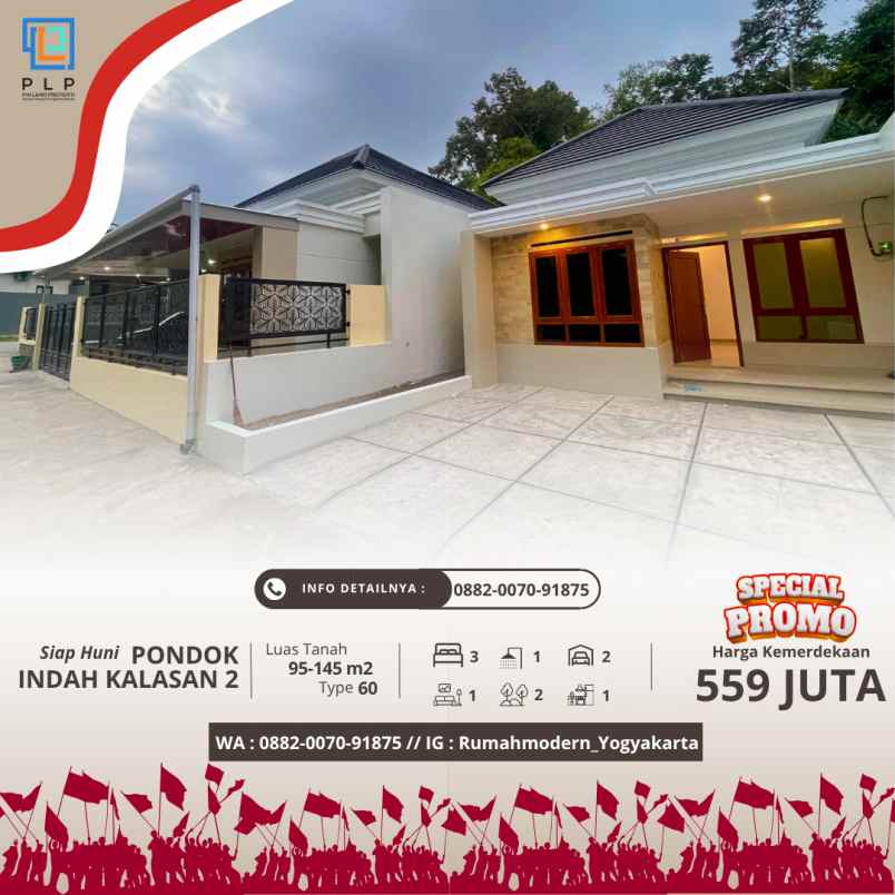 dijual rumah dawung selomartani kalasan