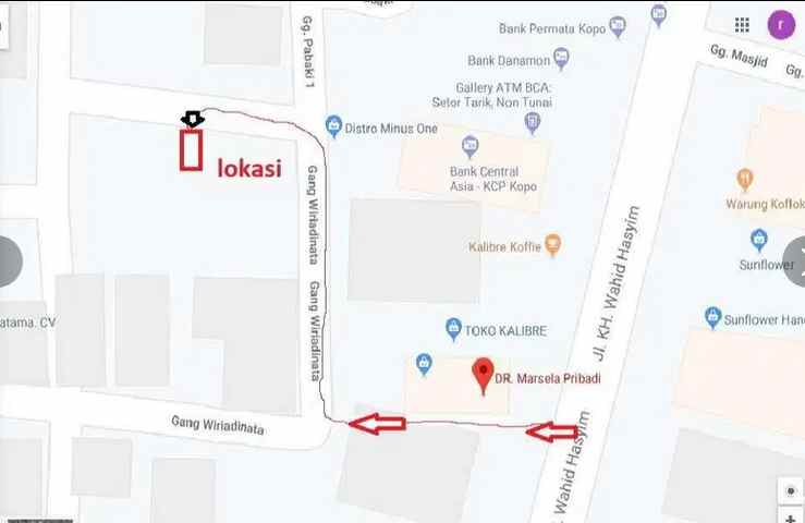 dijual rumah gg pabaki ii bandung kota